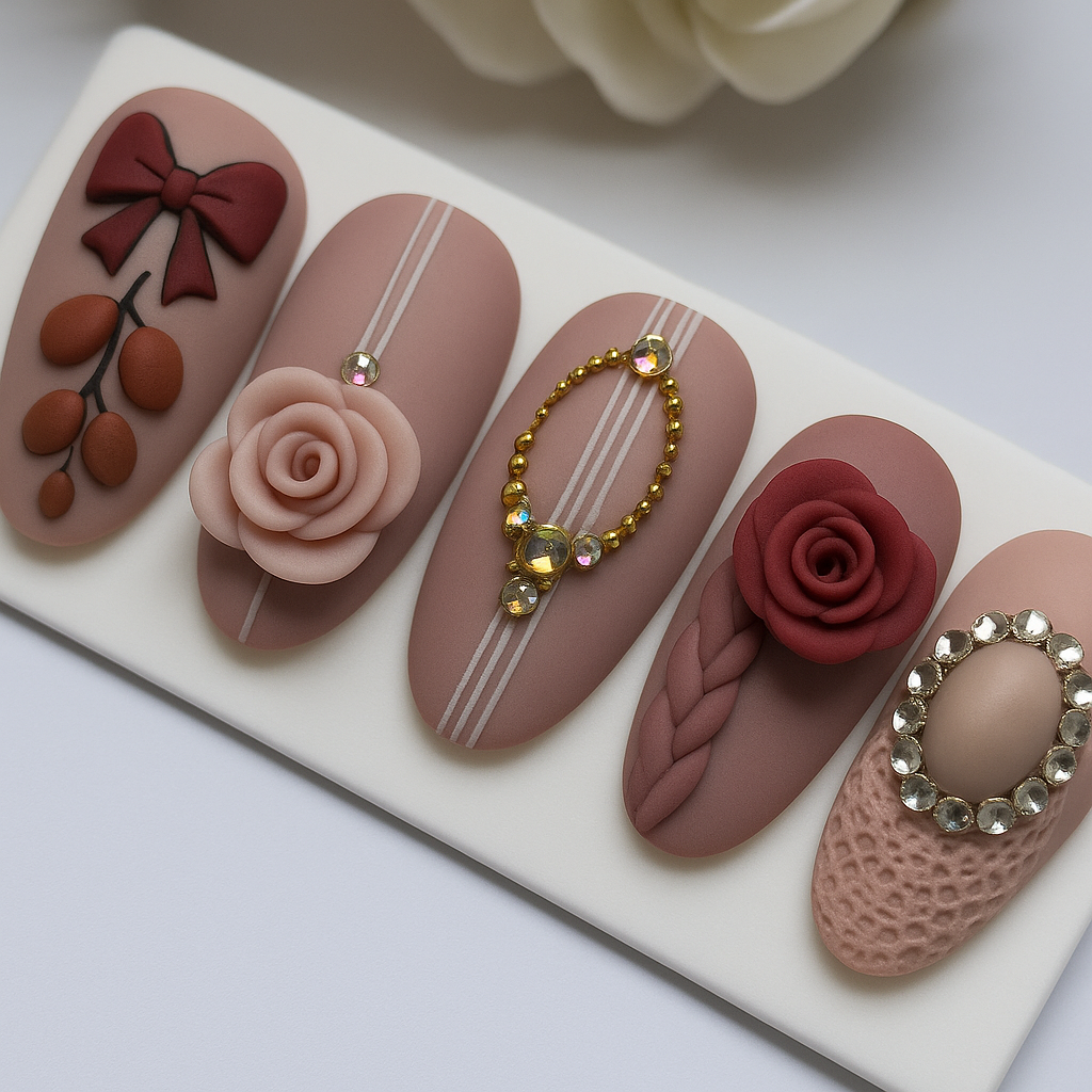 3D & 4D Nail art masterclass